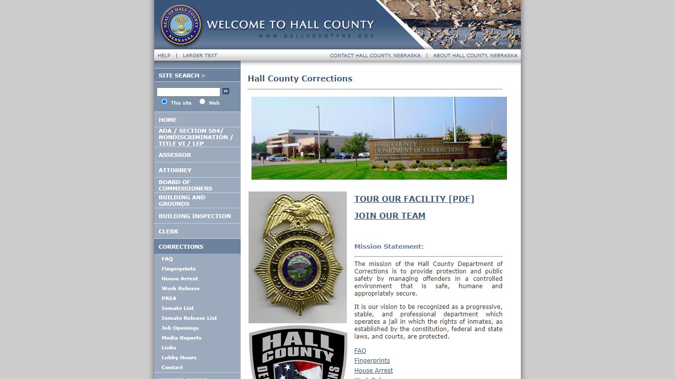 Hall County Corrections - Hall County, Nebraska